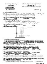 Đề kiểm tra học kỳ II môn Hóa học Lớp 11 - Mã đề 301 - Năm học 2017-2018 - Sở giáo dục và đào tạo Quảng Nam (Có đáp án)
